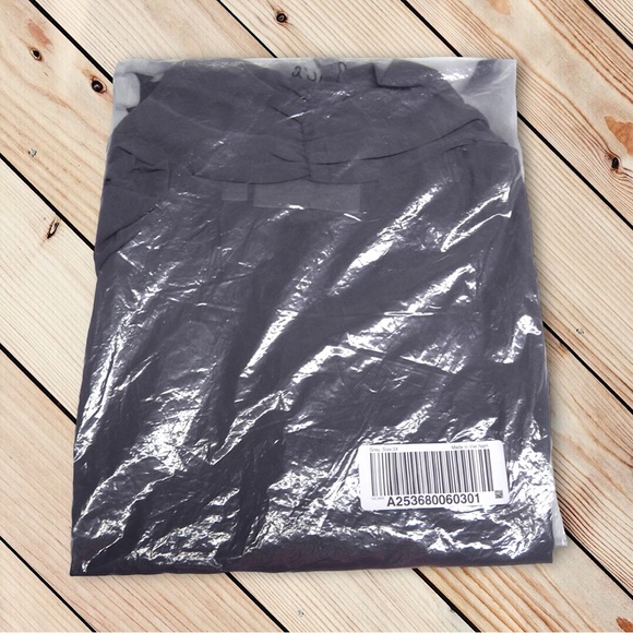 George Simonton Draped Printed Chiffon Duster Vest, NWT 2X Grey A253680 - Picture 8 of 13